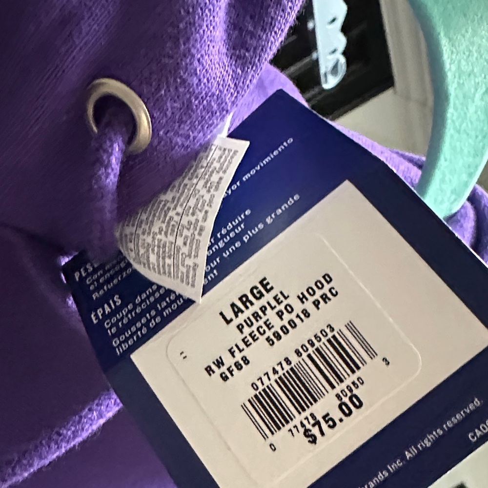 Champion Purple Graphic Men's Sweater - Picture 3 of 4